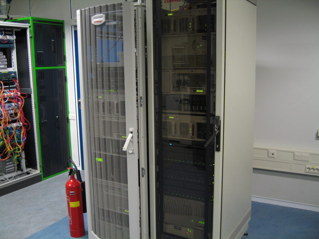VPS szerver rack